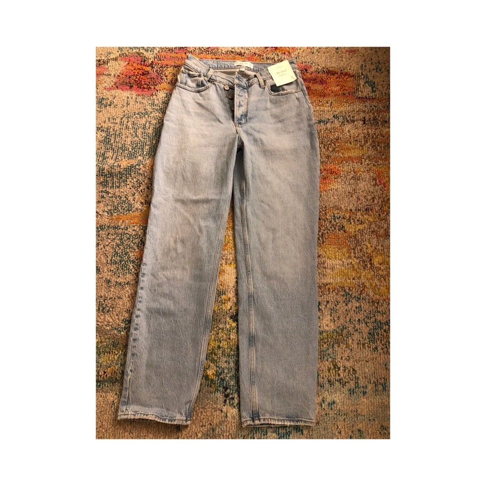 Light indigo wash, tags still on , brand new.